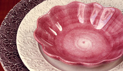 スウェーデンの食器MATEUSのオイスターボウル(楕円深皿)