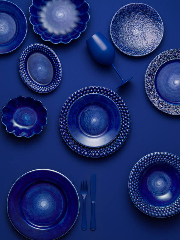 青い食器　北欧テーブルウェア