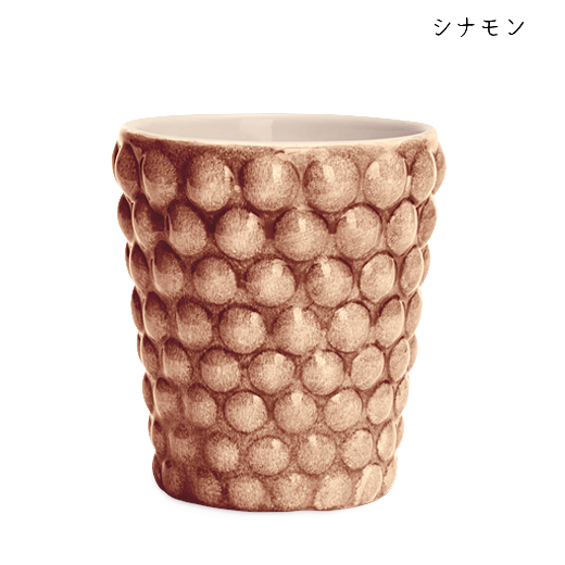 バブルス ミディアムカップ H10cmシナモン