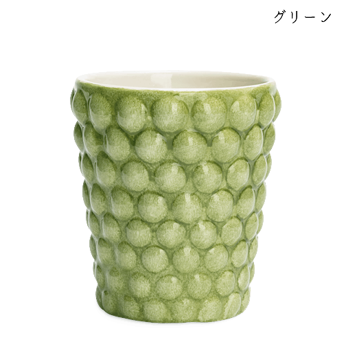 バブルス ミディアムカップ H10cmグリーン
