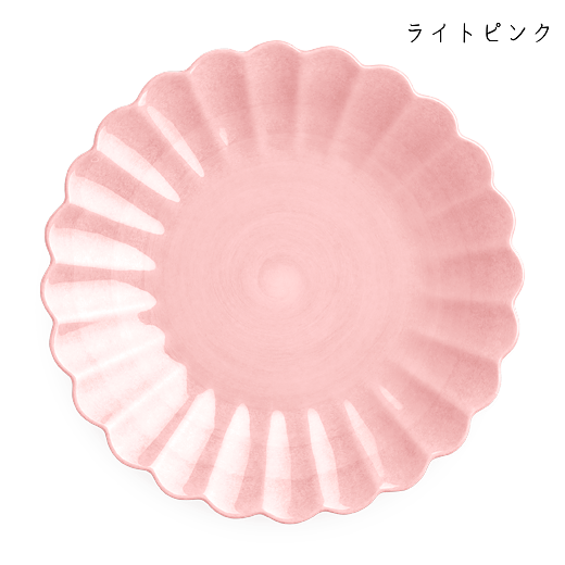 オイスタープレート20cmライトピンク