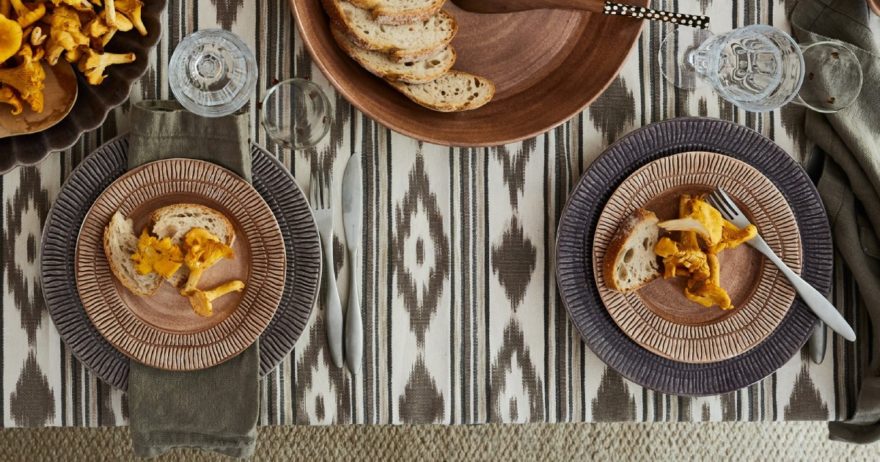 デザートプレート、パンプレートにおすすめのストライプス ラウンドプレート 21cm