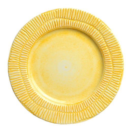 和モダンな雰囲気もある丸皿は、デザートプレート、パンプレートに。