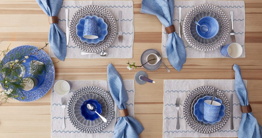 夏のテーブルコーディネート